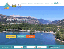 Tablet Screenshot of camping-lac.com