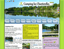 Tablet Screenshot of camping-lac.fr